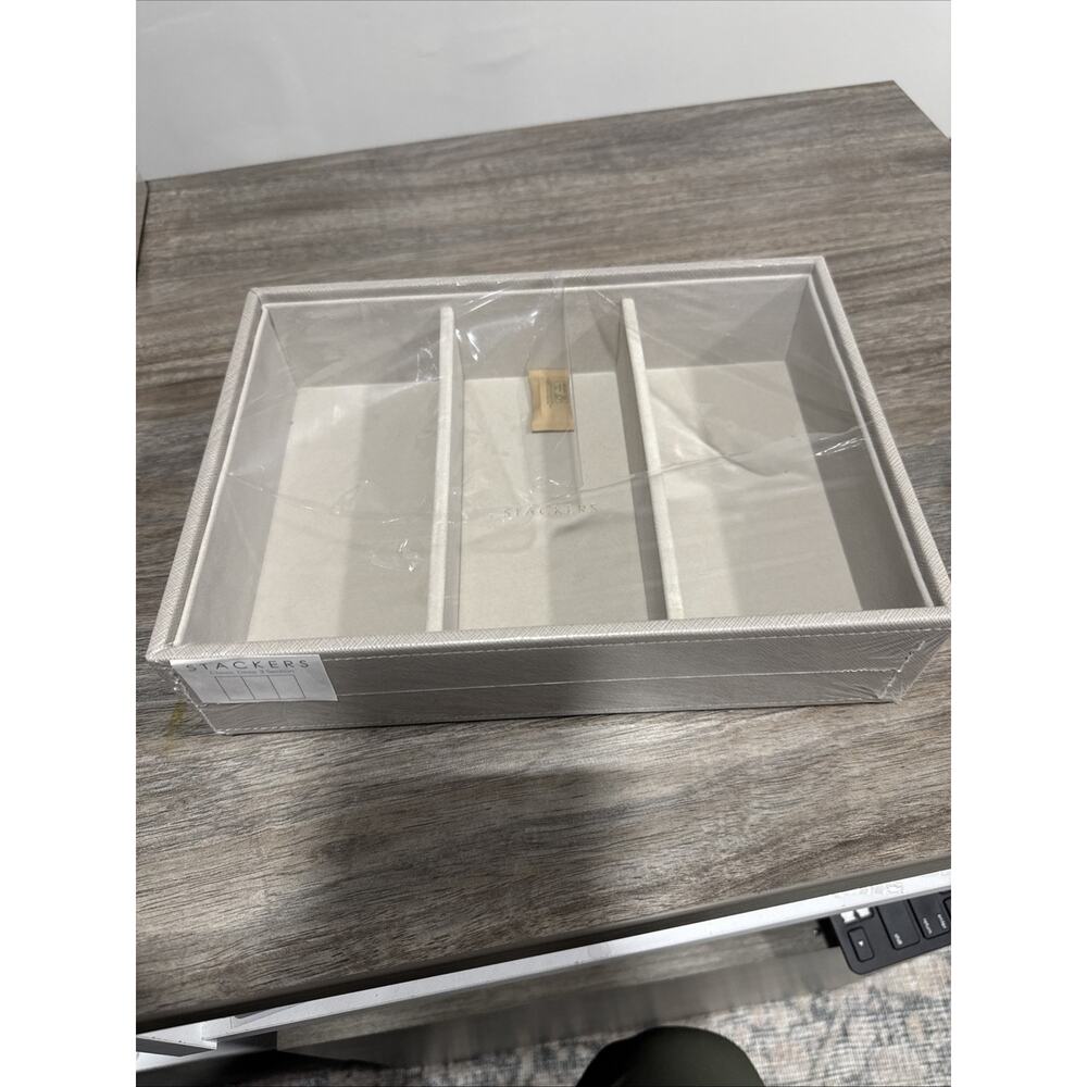 Stackers Classic Deep 3 Section Jewelry Box